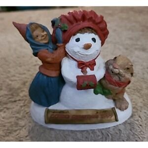 Tom Clark & Tim Wolf " Cairn 1999 Christmas With Rabbit " Gnome Vintage